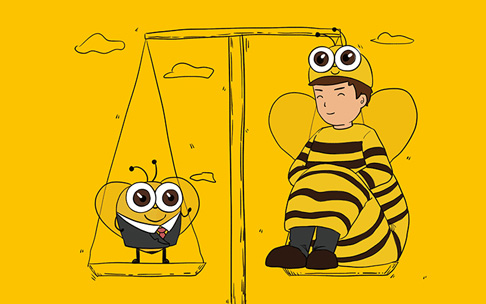 普資金服吉祥物IP設計