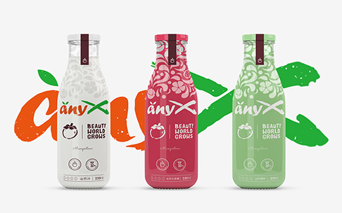 anyX山竹汁果汁 | 飲料食品包裝設計