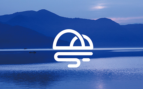 石門藍鎮特色小鎮文創設計、標志設計