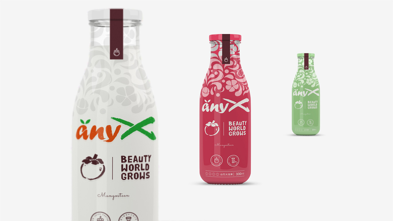 ANYX山竹汁果汁包裝設計集