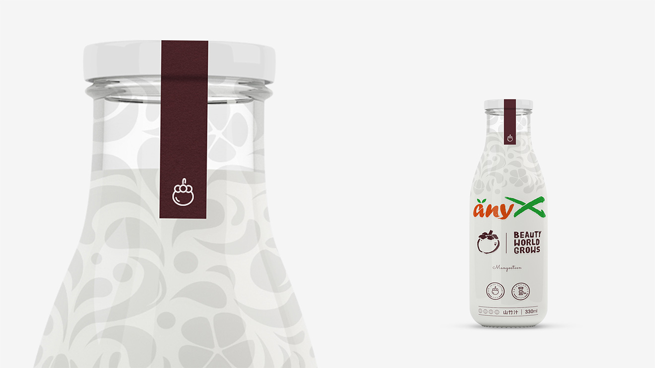 ANYX山竹汁果汁包裝設計